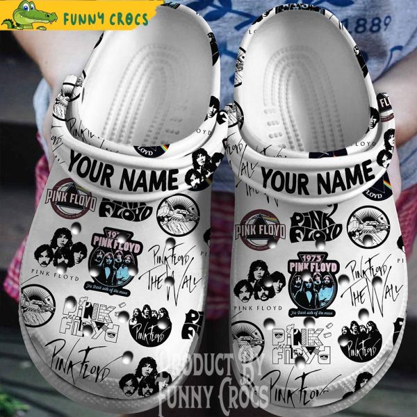 Personalized Pink Floyd Crocs Shoes