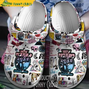 Pink Floyd 1973 Crocs Crocband Shoes