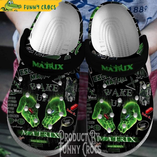 Wake Up Matrix Crocs Shoes