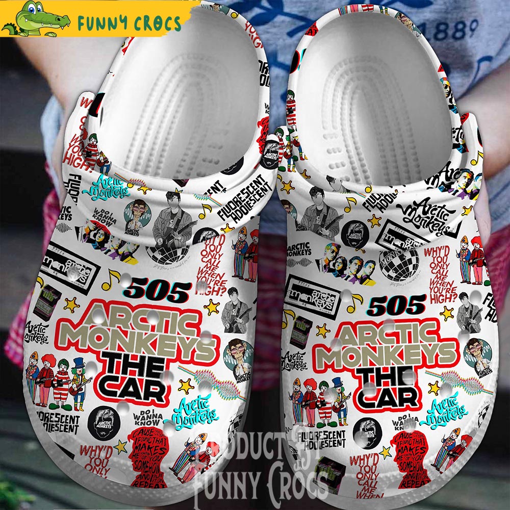 505 Arctic Monkeys Guitar Crocs Shoes