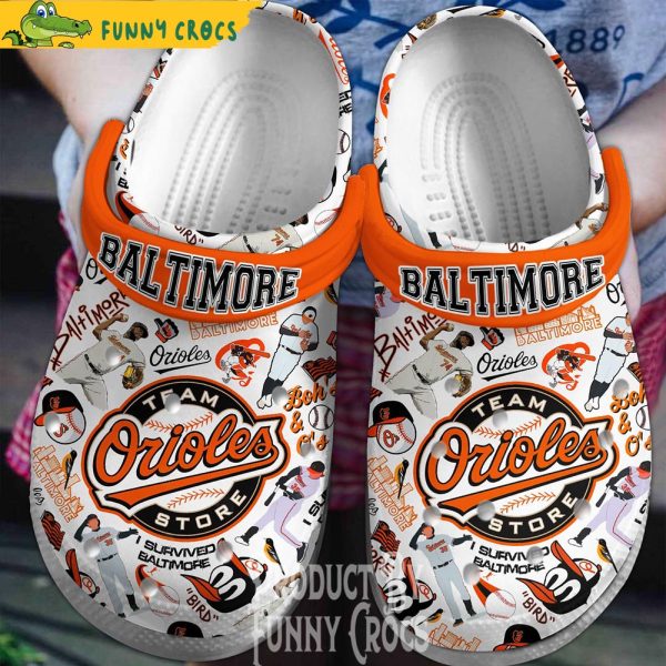 Baltimore Orioles Team Store Crocs Clogs