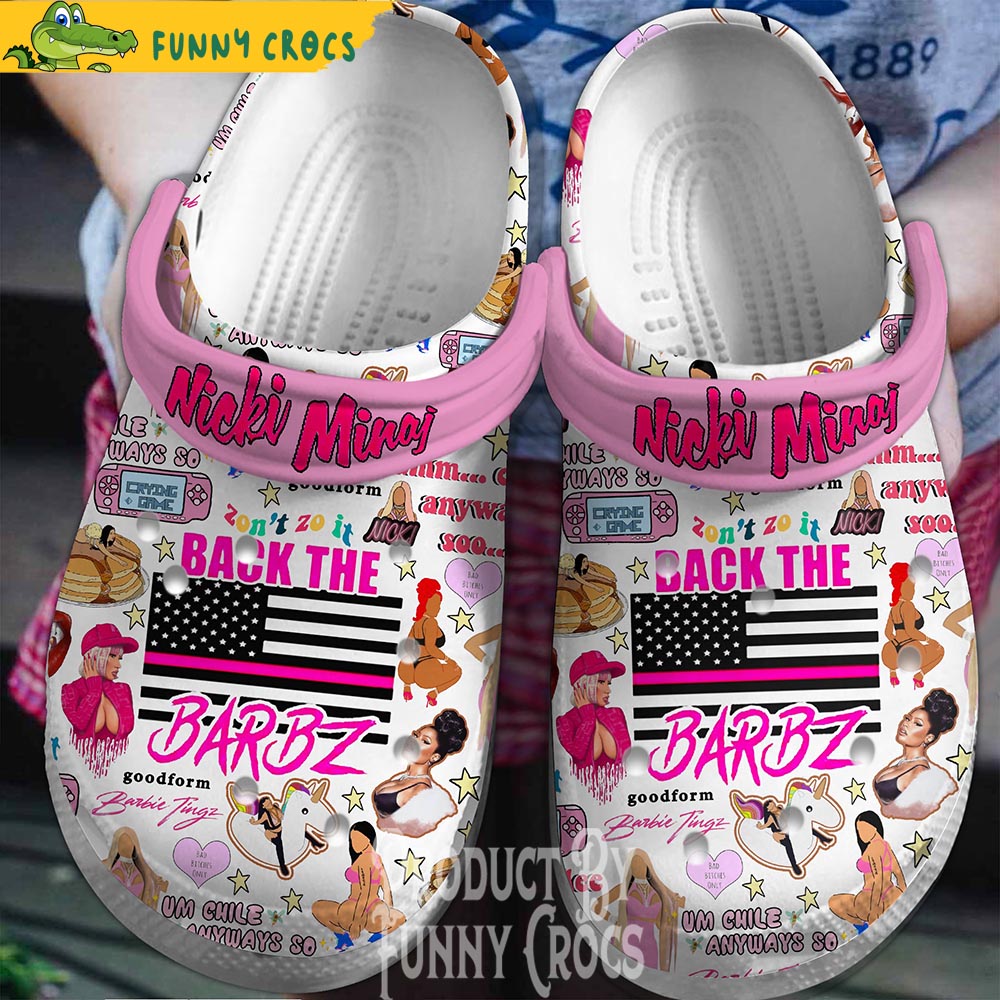 Barbz Nicki Minaj Crocs Shoes - Discover Comfort And Style Clog Shoes ...