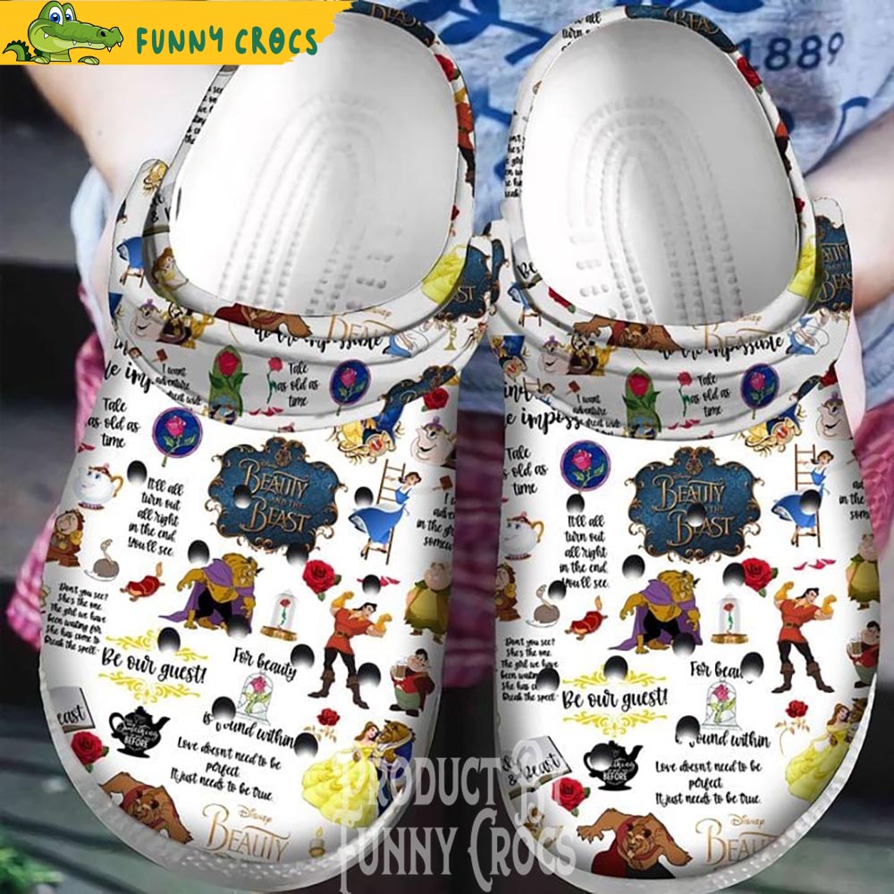 Beauty And The Beasts Crocs Shoes