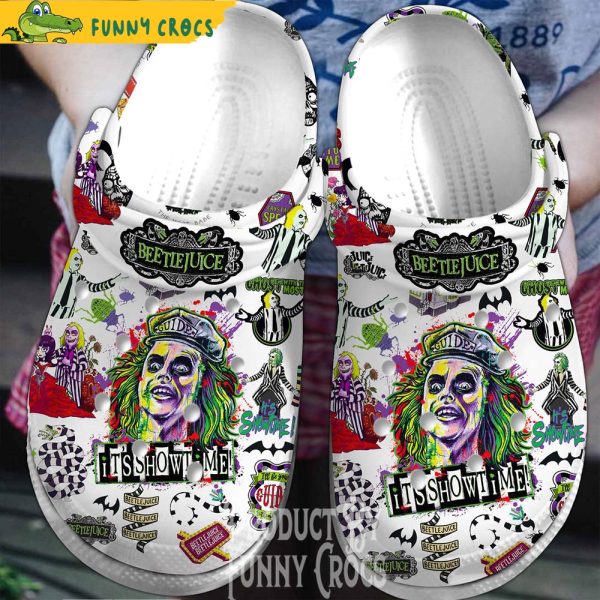 Beetlejuice It's Showtime Movie Crocs Shoes - Discover Comfort And ...