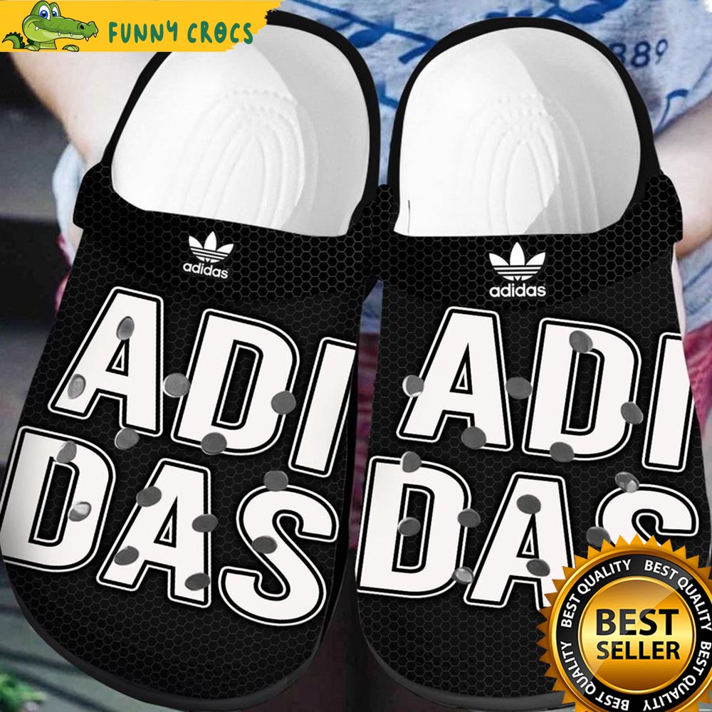 Black Adidas Crocs Shoes