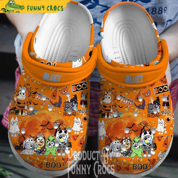 Bluey Halloween Crocs Shoes - Discover Comfort And Style Clog Shoes ...