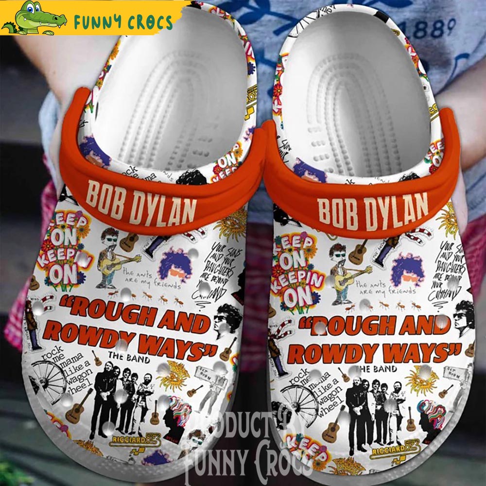 Bob Dylan Rough And Rowdy Ways Crocs Shoes - Discover Comfort And Style ...