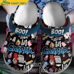 Casper Boo Im Just A Little Ghosty Goo Crocs Shoes 1