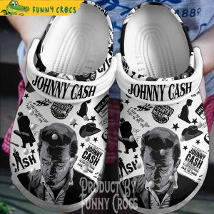 Country Music Johnny Cash Crocs