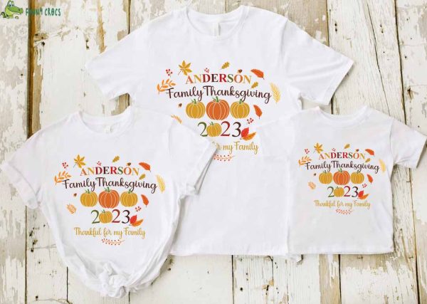 Custom Family Thanksgiving Shirts 2023