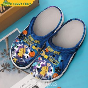 Custom Name Coraline Lest Be Brave Together Crocs Shoes 2
