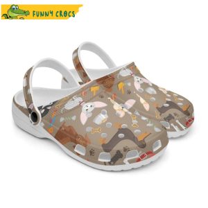 Cute Puppy Crocs Clogs Shoes 2