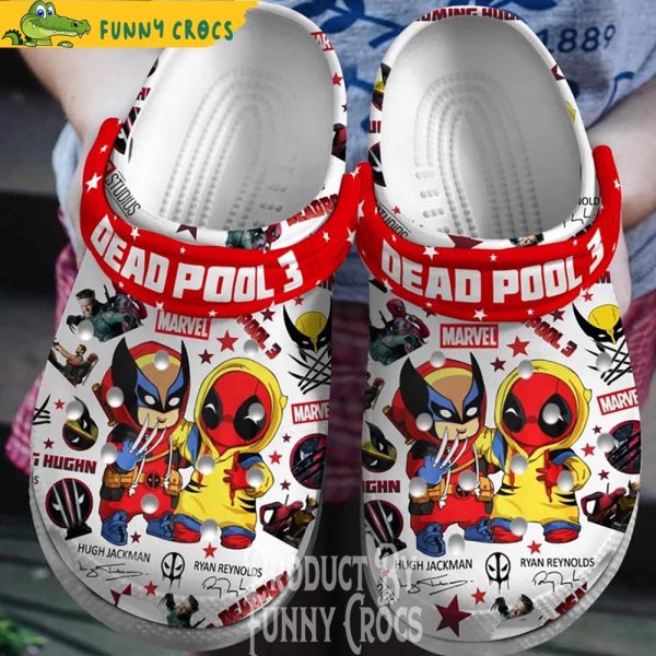 Deadpool 3 Wolverine Crocs Slippers - Discover Comfort And Style Clog ...