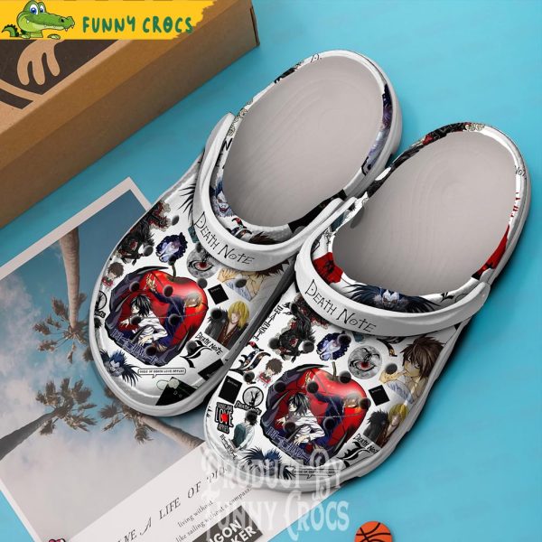 Death Note Anime Characters Crocs Shoes
