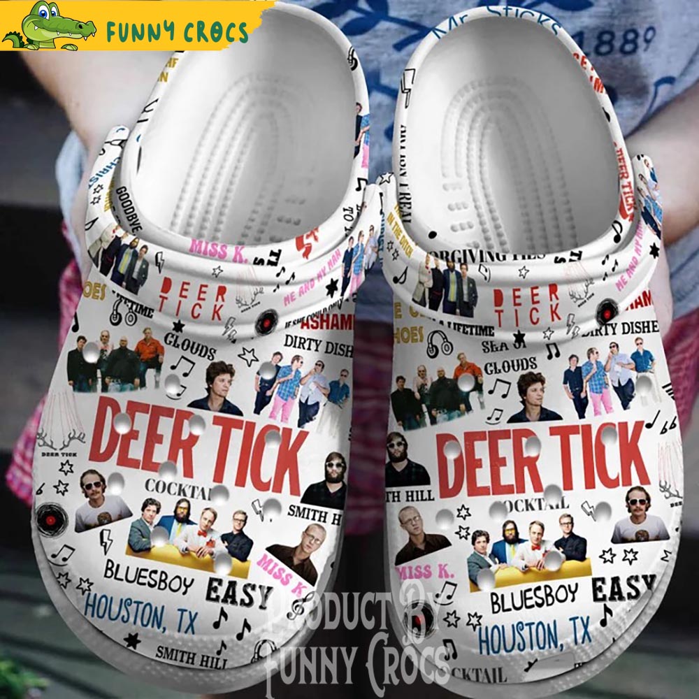 Deer Tick Tour Music Crocs Shoes