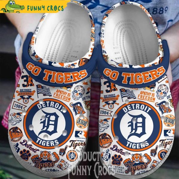 Detroit Tigers Jersey Crocs Shoes