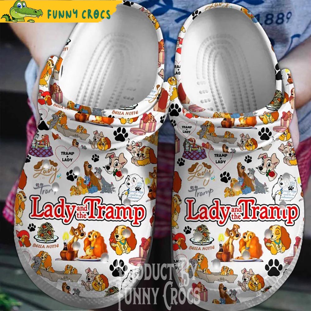 Disney Lady And The Tramp Crocs Shoes