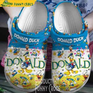 Donald Duck Love Crocs Clogs