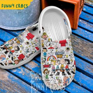 Dream Colors Snoopy Cartoon Crocs Shoes 1