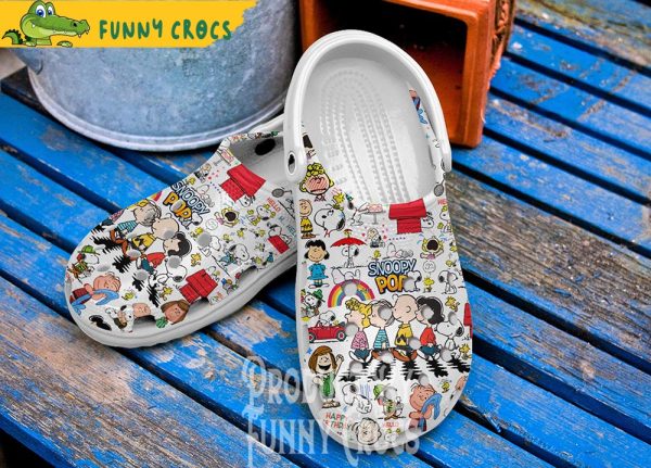 Dream Colors Snoopy Cartoon Crocs Shoes