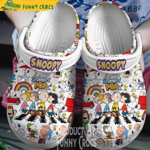 Dream Colors Snoopy Cartoon Crocs Shoes 2