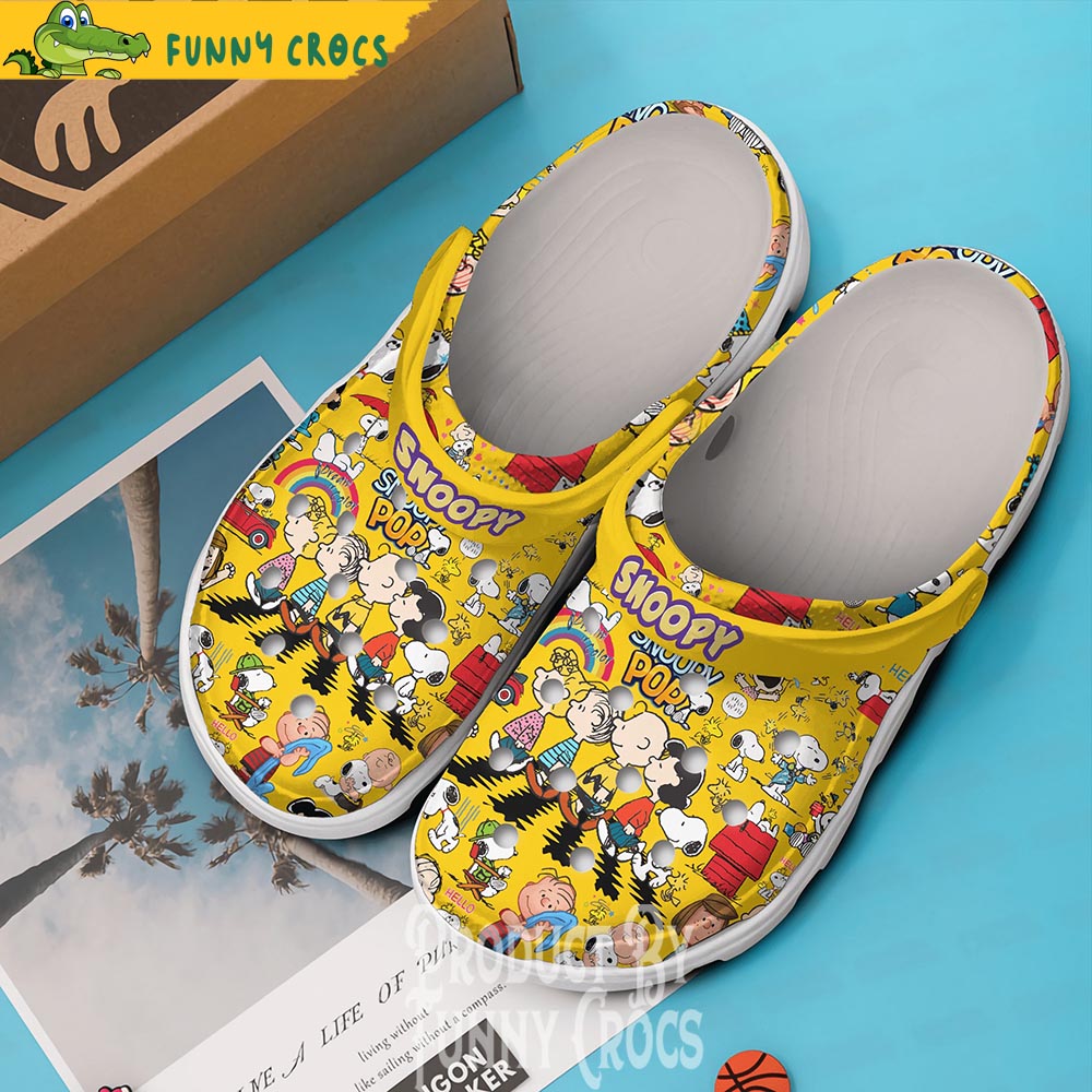 Dream Colors Snoopy Cartoon Crocs Shoes - Discover Comfort And