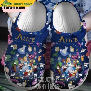 Drink Me Alice In Wonderland Crocs Shoes 1