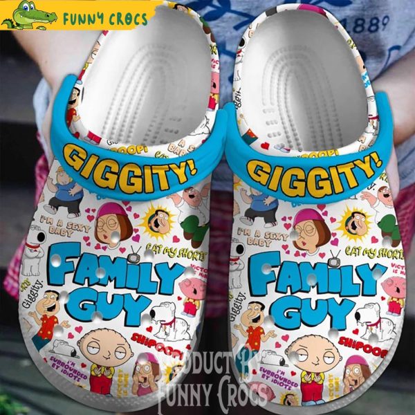 Family Guy Giggity Crocs Shoes