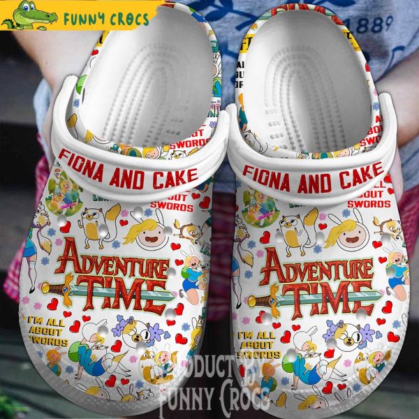 Fionna And Cake Adventure Time Crocs Shoes