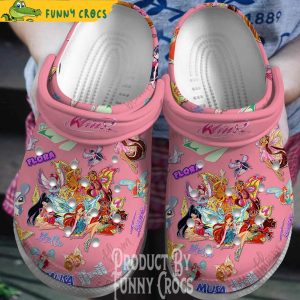 Flora Maagic Winx Cartoon Crocs Shoes 1