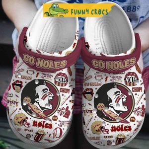 Florida State Seminoles Football Players Crocs Shoes 1