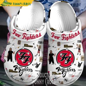 Foo Fighters Crocs Shoes