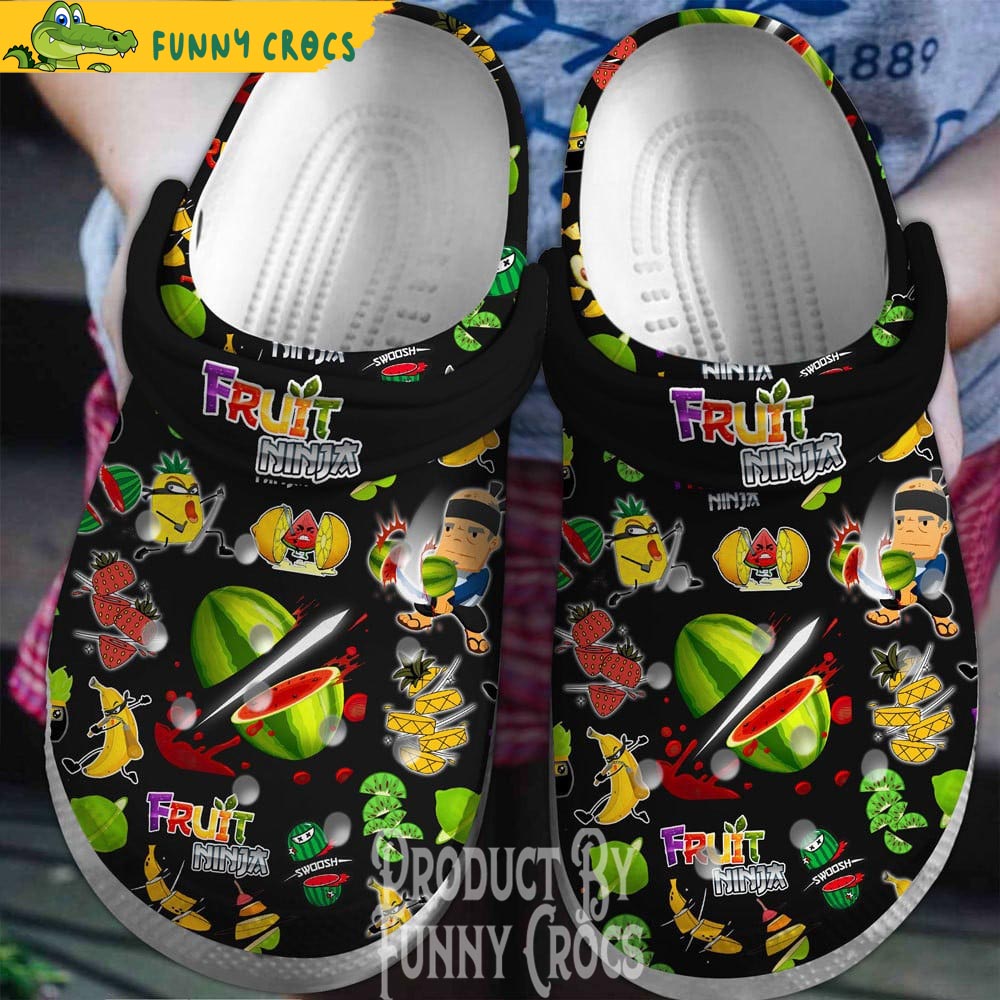 Fruit Ninja Crocs Shoes