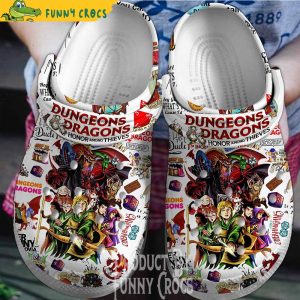 Game Dungeons And Dragons Crocs Shoes