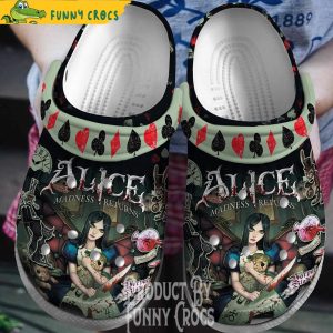 Gamer Alice Madness Returns Crocs Shoes 1