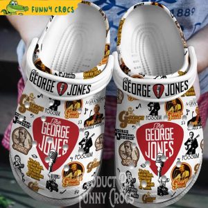 George Jones The Country Singer Music Crocs 1
