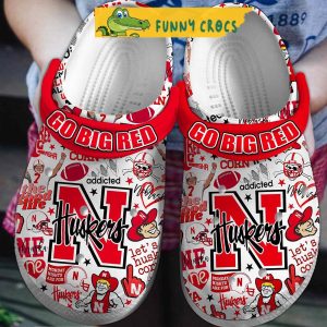 Go Big Red Nebraska Cornhuskers Crocs Shoes 1