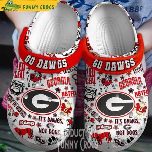 Go Dawgs Georgia Bulldogs Crocs Shoes