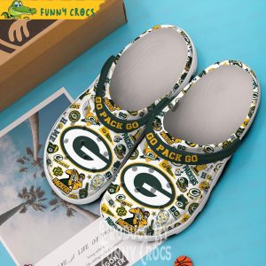 Go Pack Go Green Bay Packers Crocs Shoes
