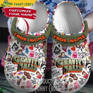 Gravity Falls Cartoon Crocs Shoes 1