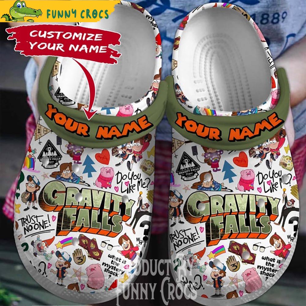 Gravity Falls Cartoon Crocs Shoes