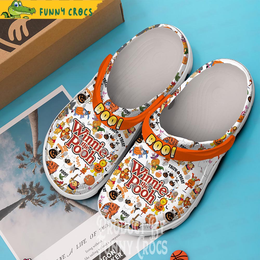 Halloween Boo Winnie The Pooh Crocs - Discover Comfort And Style Clog ...