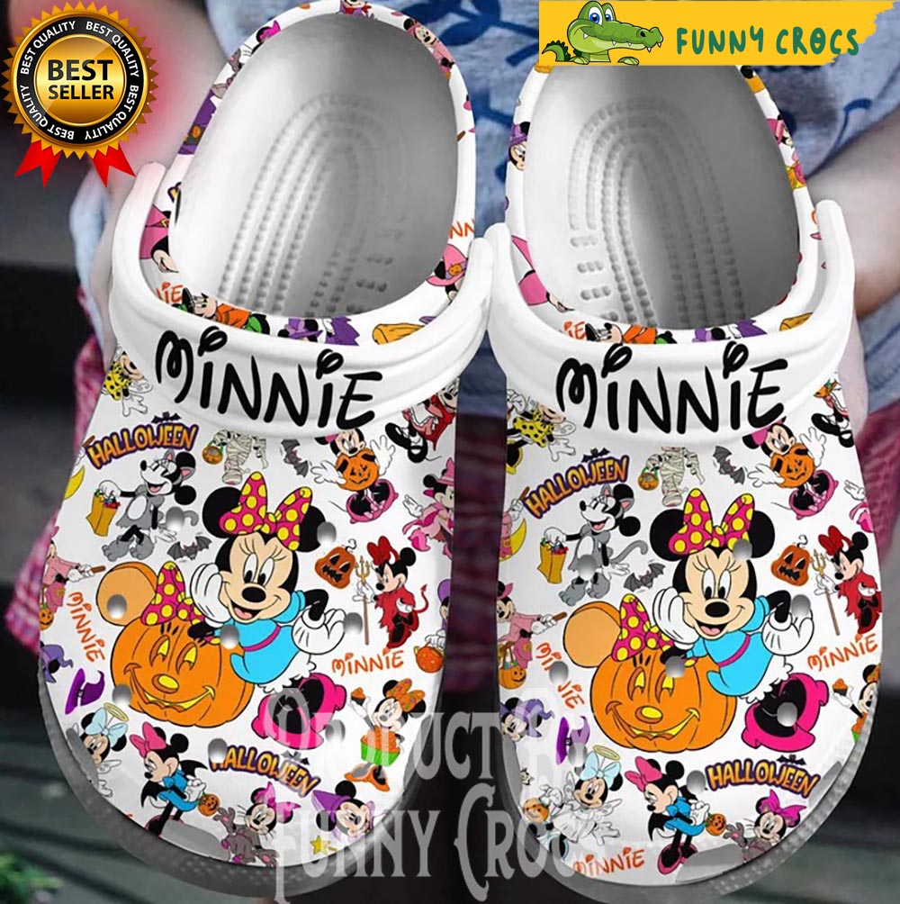 Halloween Minnie Mouse Crocs Crocband