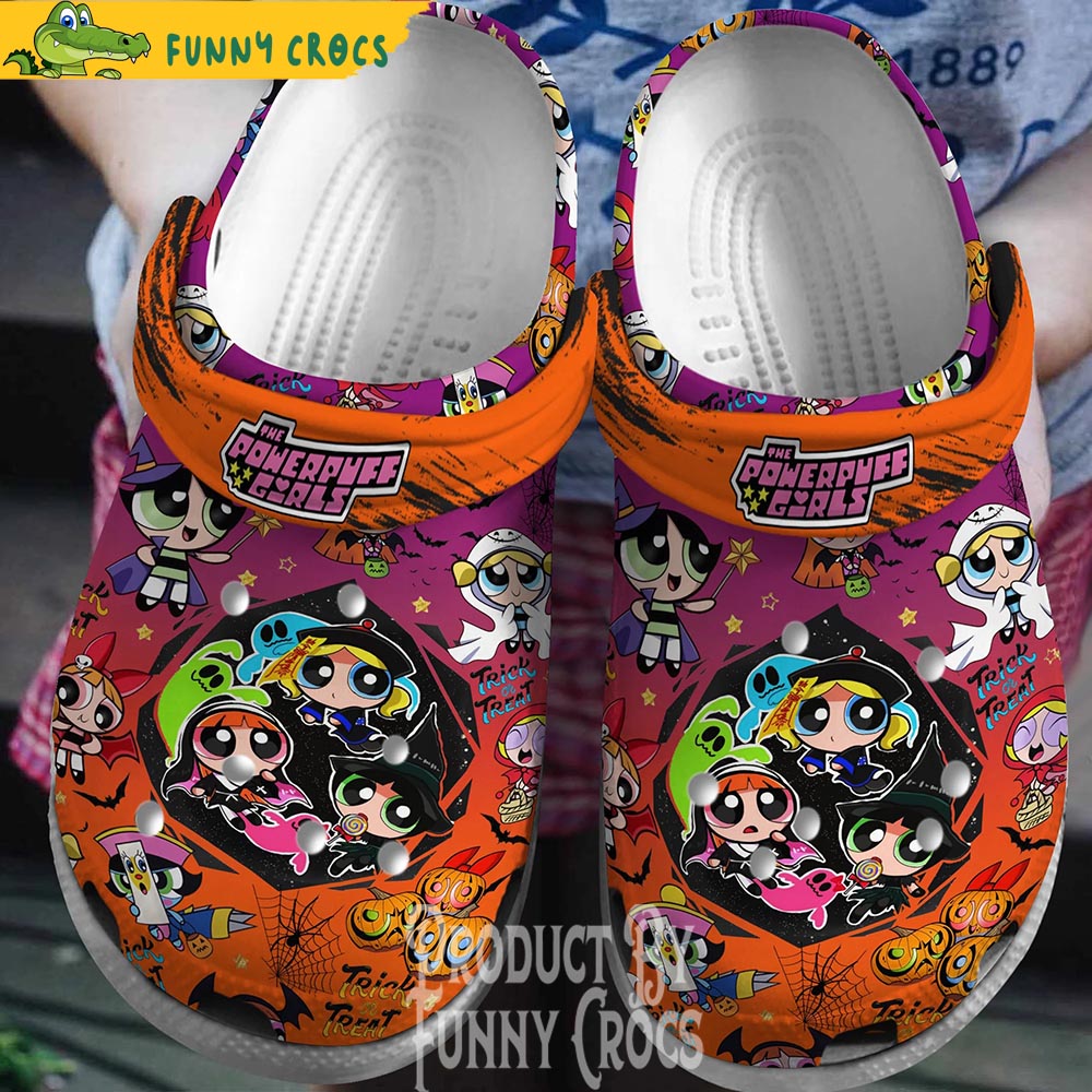 Halloween The Powerpuff Girls Crocs Shoes
