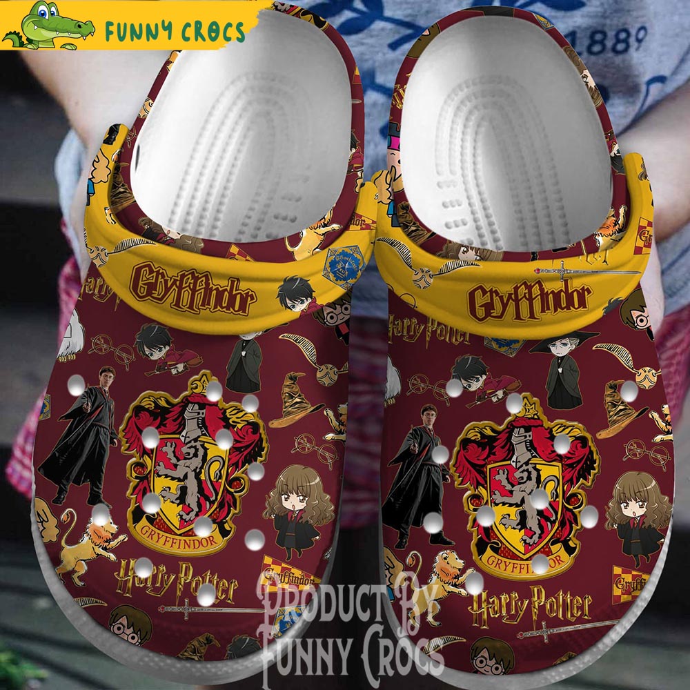 Harry Potter Gryffindor Logo Crocs Shoes