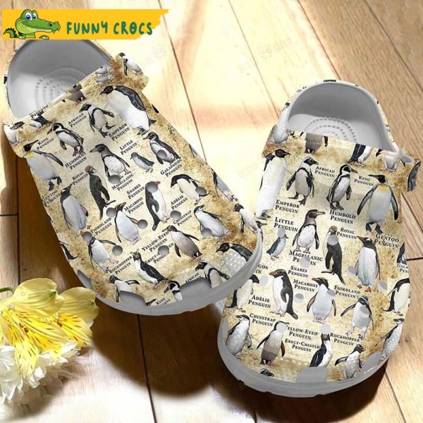 History Of The World Penguin Crocs Shoes