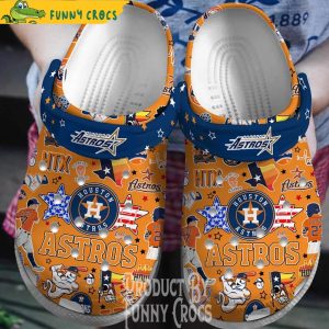 Houston Astros Baseball Orange Crocs