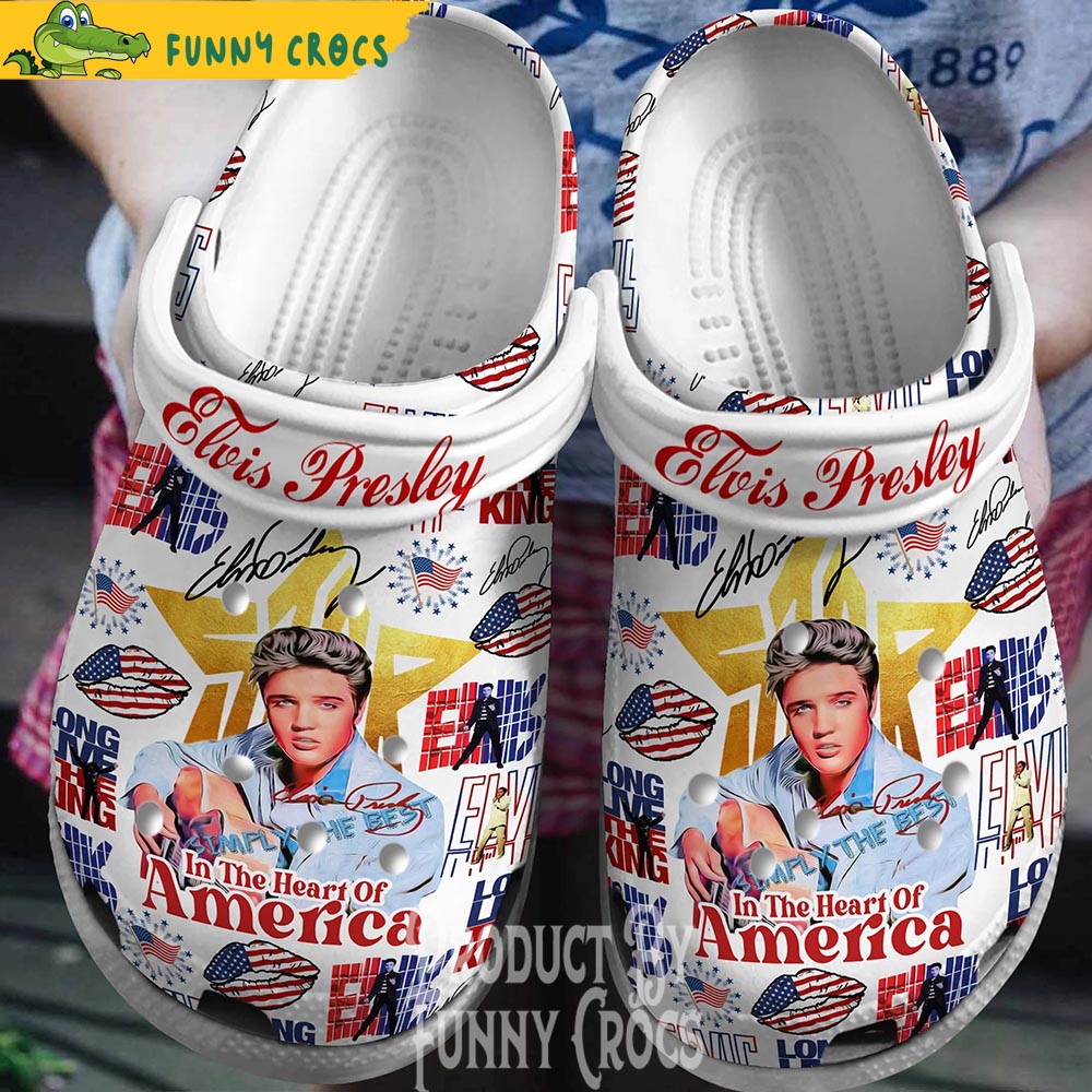 In The Heart Of America Elvis Presley Crocs - Discover Comfort And ...