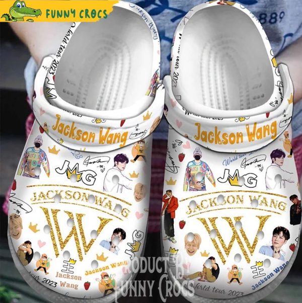 Jackson Wang Tour 2023 Music Crocs Shoes