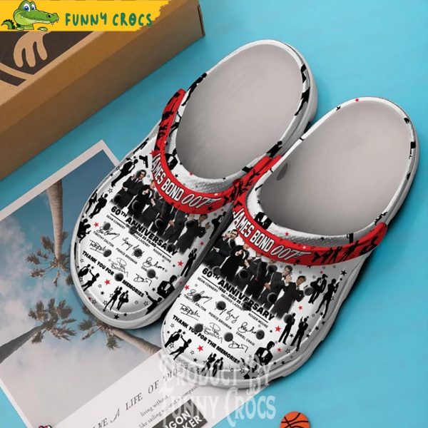 James bond 60th Anniversary Movie Crocs Shoes